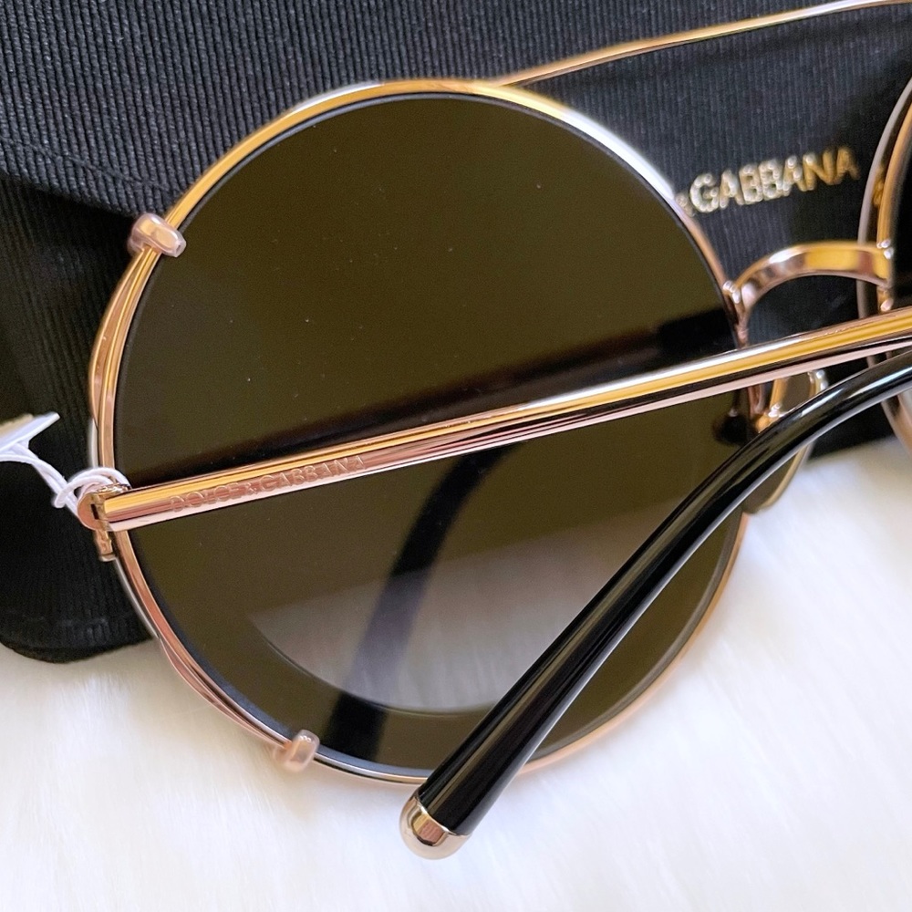 Dolce & Gabbana Oversized Round Sunglasses - Picture 8 of 13